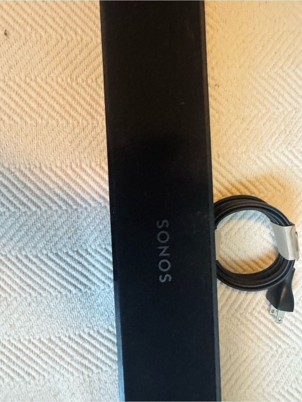Sonos Black Soundbar with Power Cable